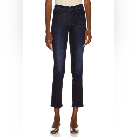MOTHER Denim The Mid Rise Dazzler Ankle Now or Never dark wash jeans sz 27 - Picture 1 of 8